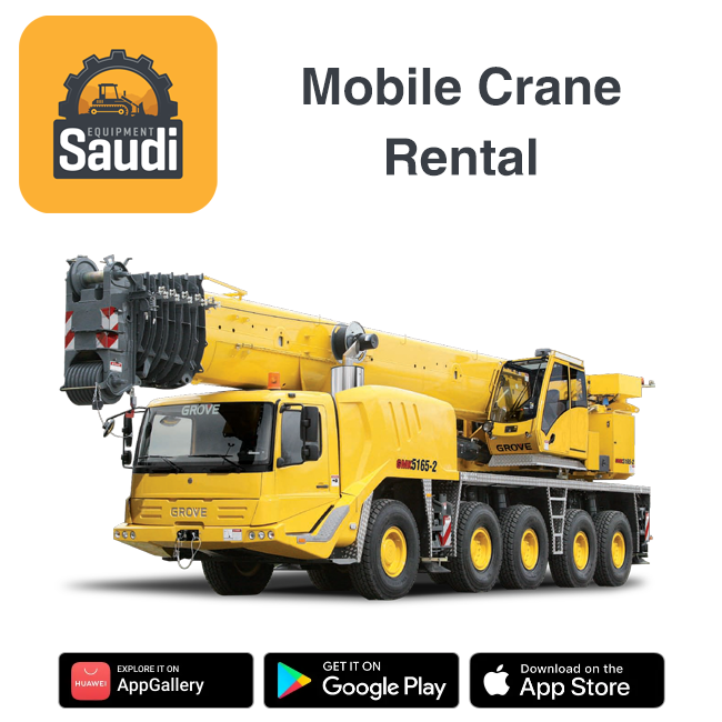 Mobile Crane Rent Price 2025 Saudi Arabia 2025, Jeddah, Riyadh, Dammam